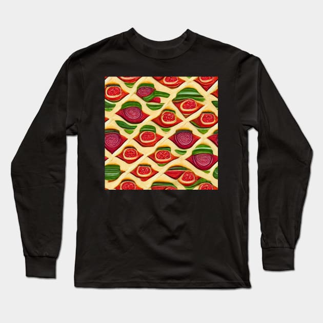 Bruschetta, Tomato, Garlic, Red Onions and Basil Long Sleeve T-Shirt by baseCompass